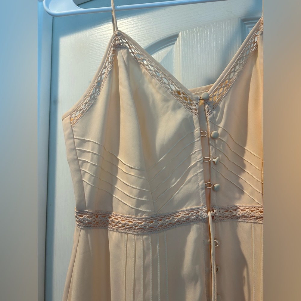 ASOS PEACH DRESS SZ 6 - Picture 5 of 9